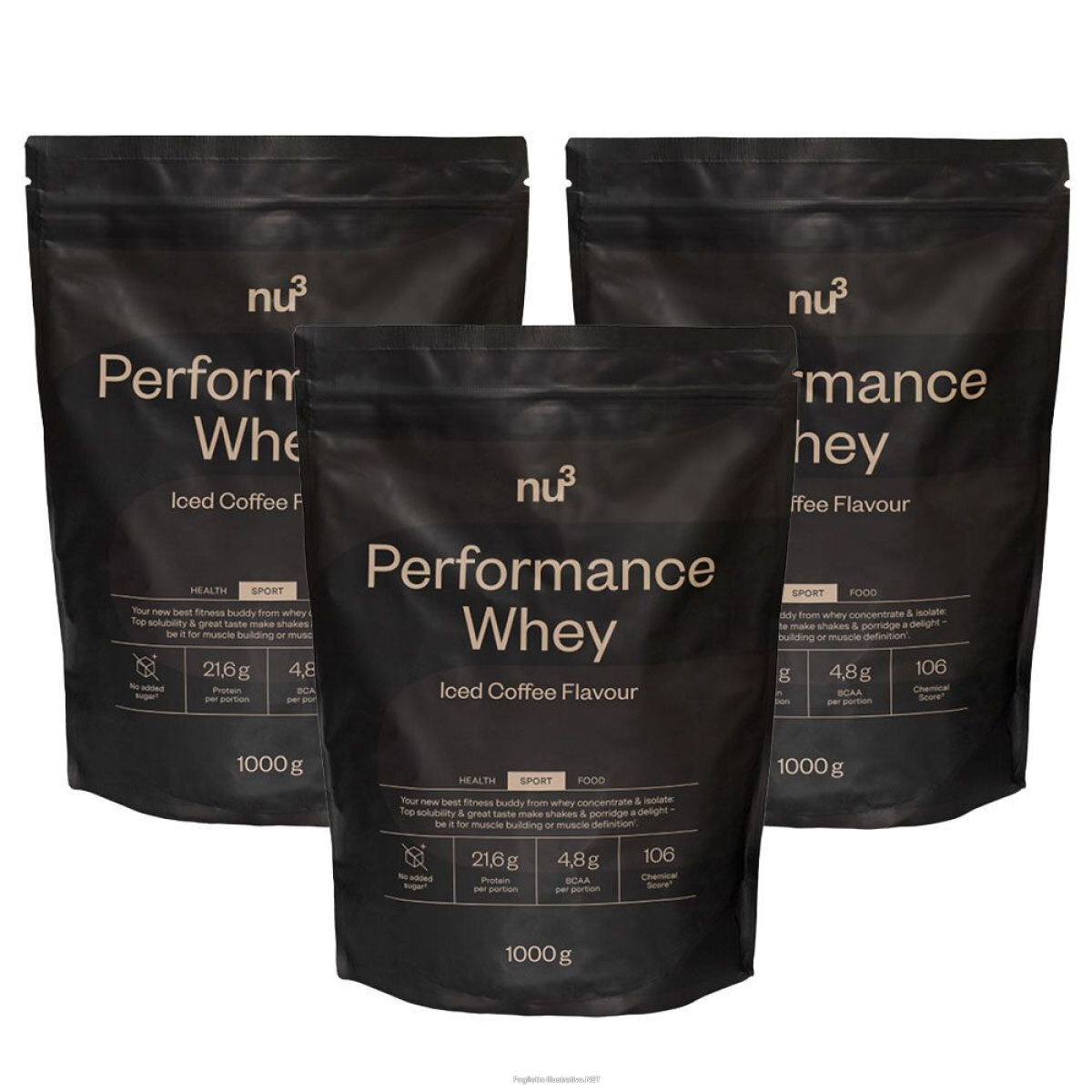 Cerca Offerte di nu3 performance whey iced coffee set da 3 3x1000 g polvere e acquista online