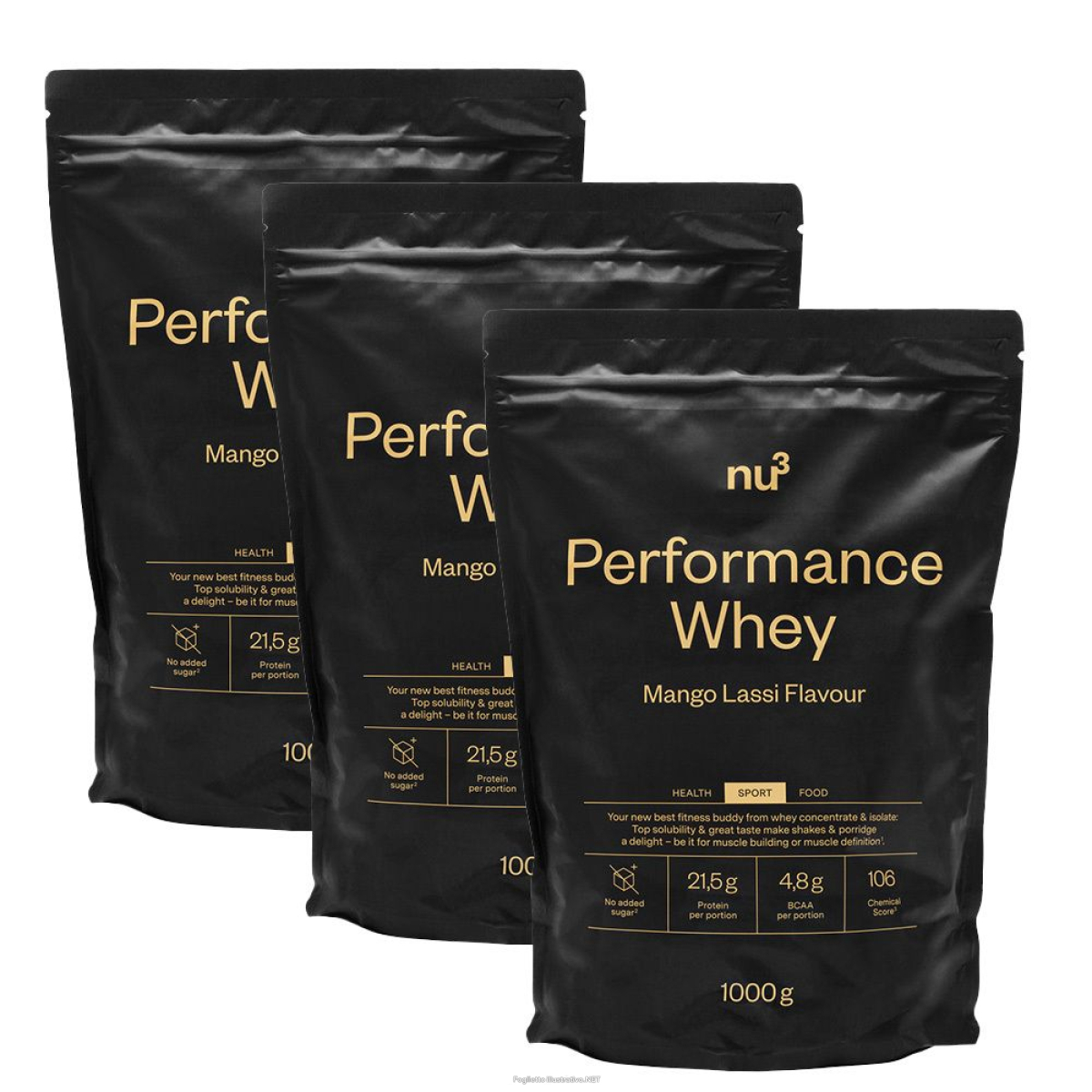 Cerca Offerte di nu3 performance whey set da 3 3x1000 g polvere e acquista online