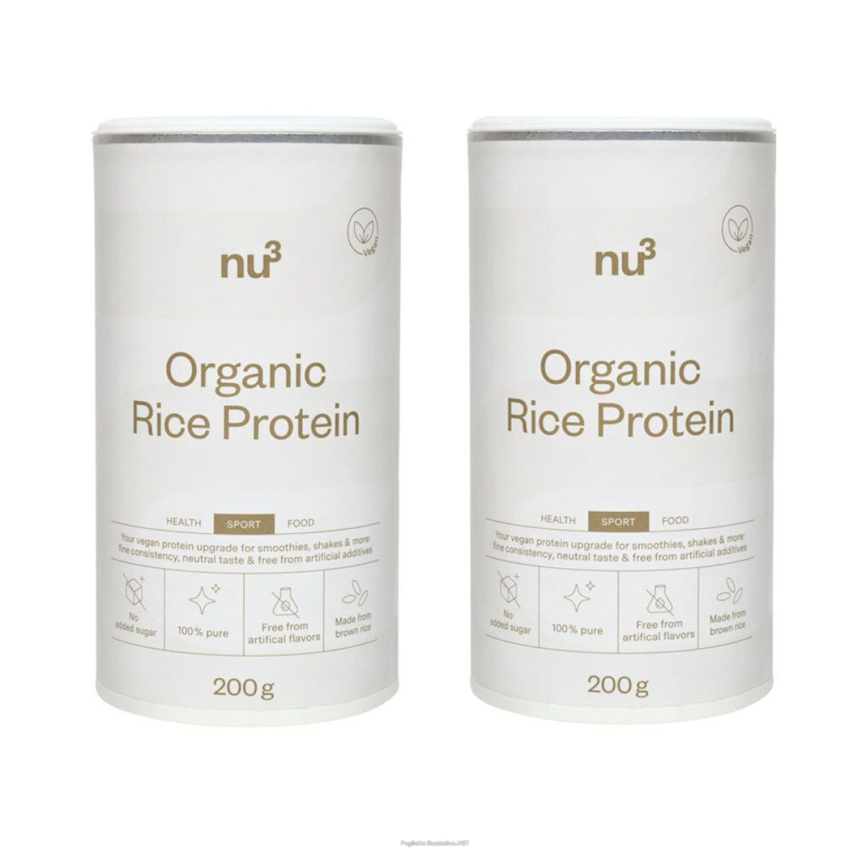 Cerca Offerte di nu3 proteine del riso bio set da 2 2x200 g polvere e acquista online