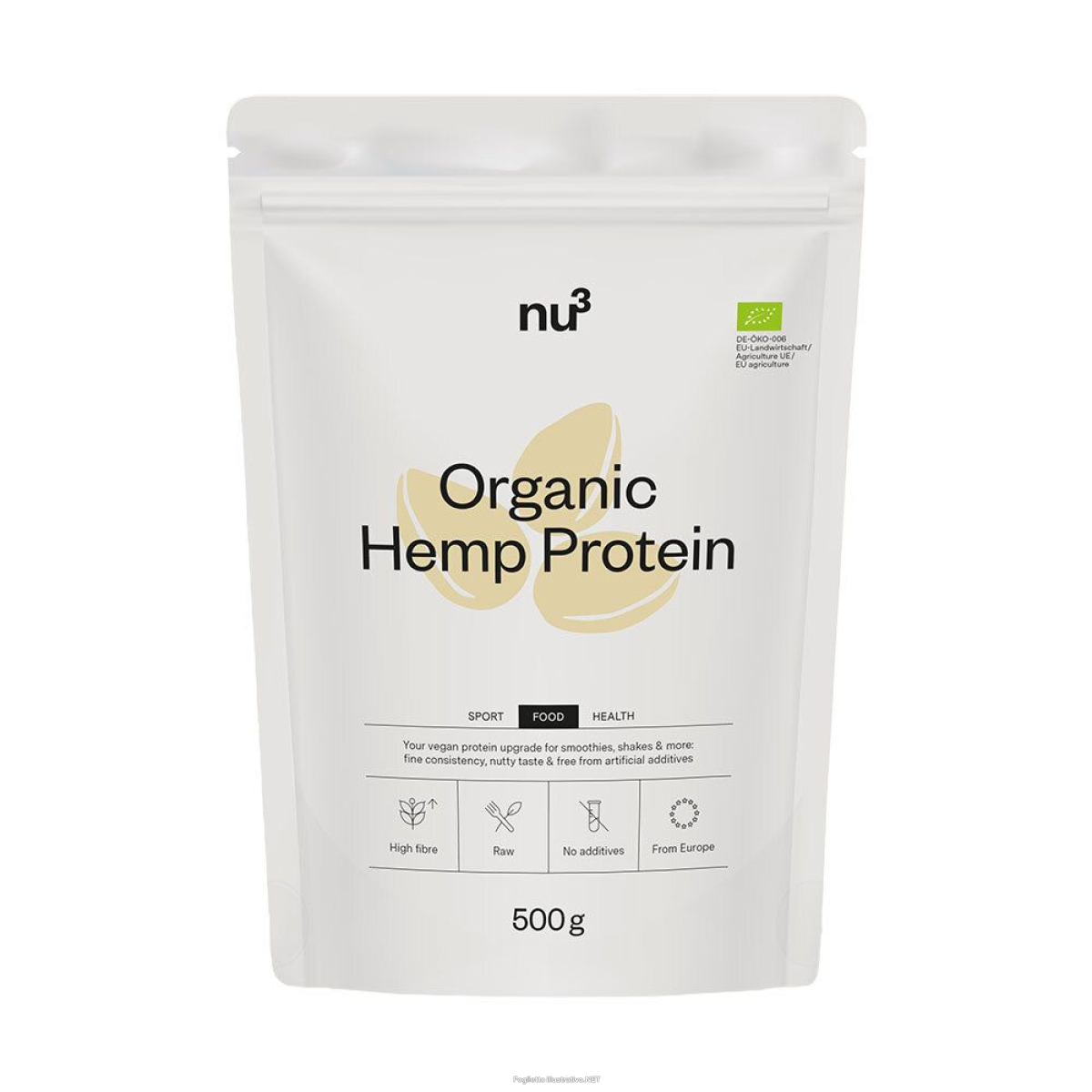 Cerca Offerte di nu3 proteine di canapa bio 500 g polvere e acquista online