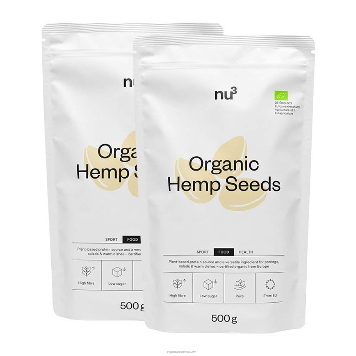 Cerca Offerte di nu3 semi di canapa bio set da 2 2x500 g erbe aromatiche e acquista online