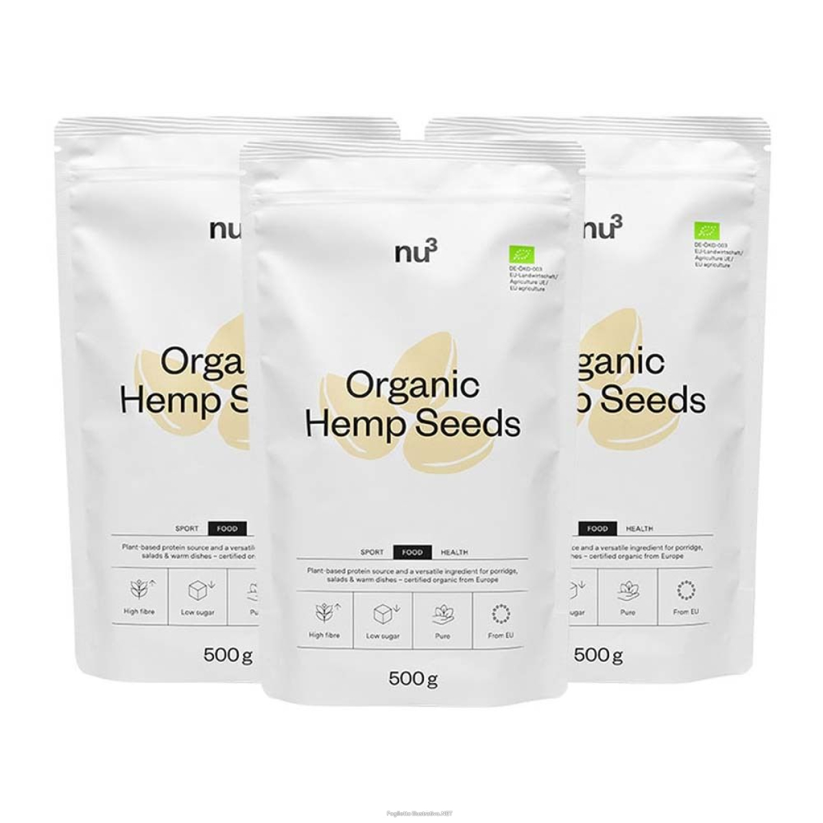 Cerca Offerte di nu3 semi di canapa bio set da 3 3x500 g erbe aromatiche e acquista online