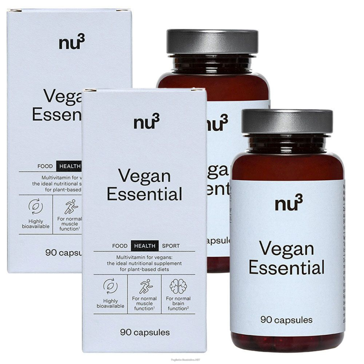 Cerca Offerte di nu3 vegan essential set da 2 2x90 pz capsule e acquista online