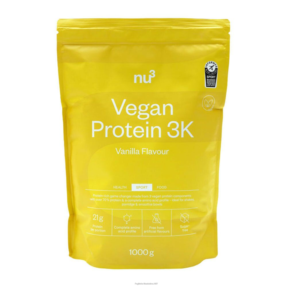 Cerca Offerte di nu3 vegan protein 3k vaniglia 1000 g polvere e acquista online