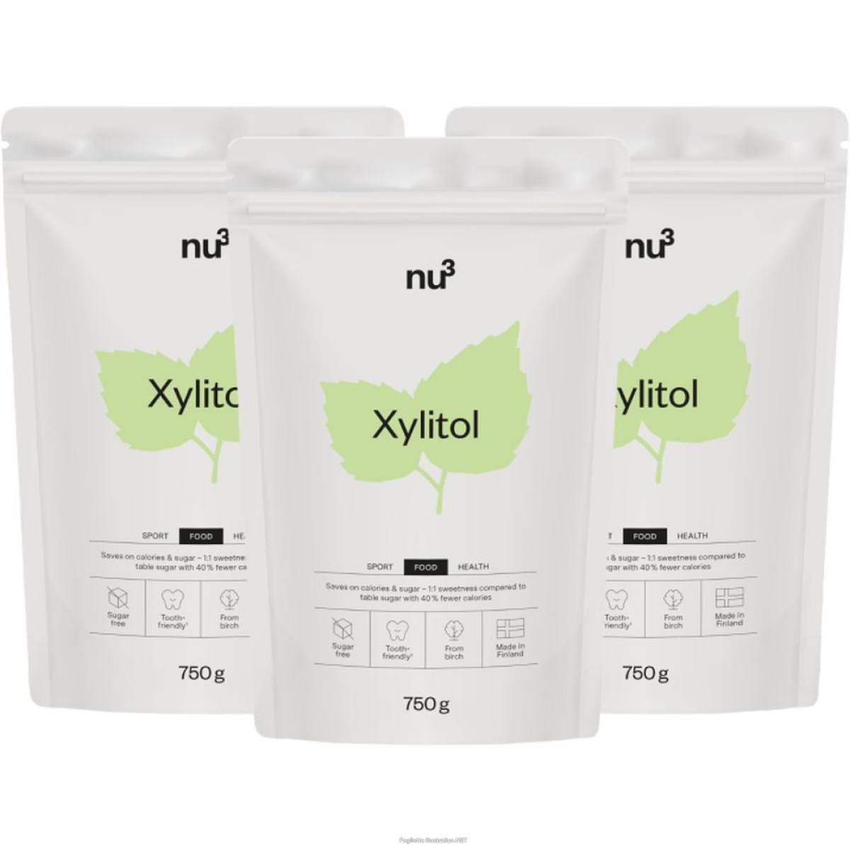 Cerca Offerte di nu3 xilitolo set da 3 3x750 g polvere e acquista online
