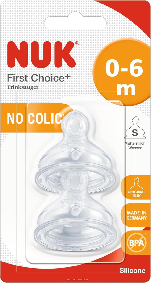 Cerca Offerte di nuk first choice tettarella anti-coliche silicone, 2 pezzi e acquista online