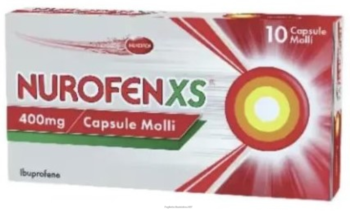 Cerca Offerte di nurofenxs 400 mg 10 capsule molli ibuprofene – antidolorifico e antinfiammatorio rapido e acquista online