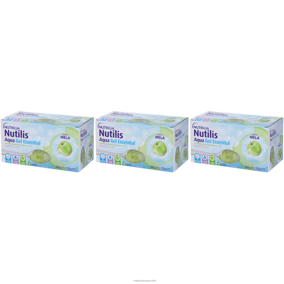 Cerca Offerte di nutilis aqua gel mela set da 3 3x4x125 g altro e acquista online
