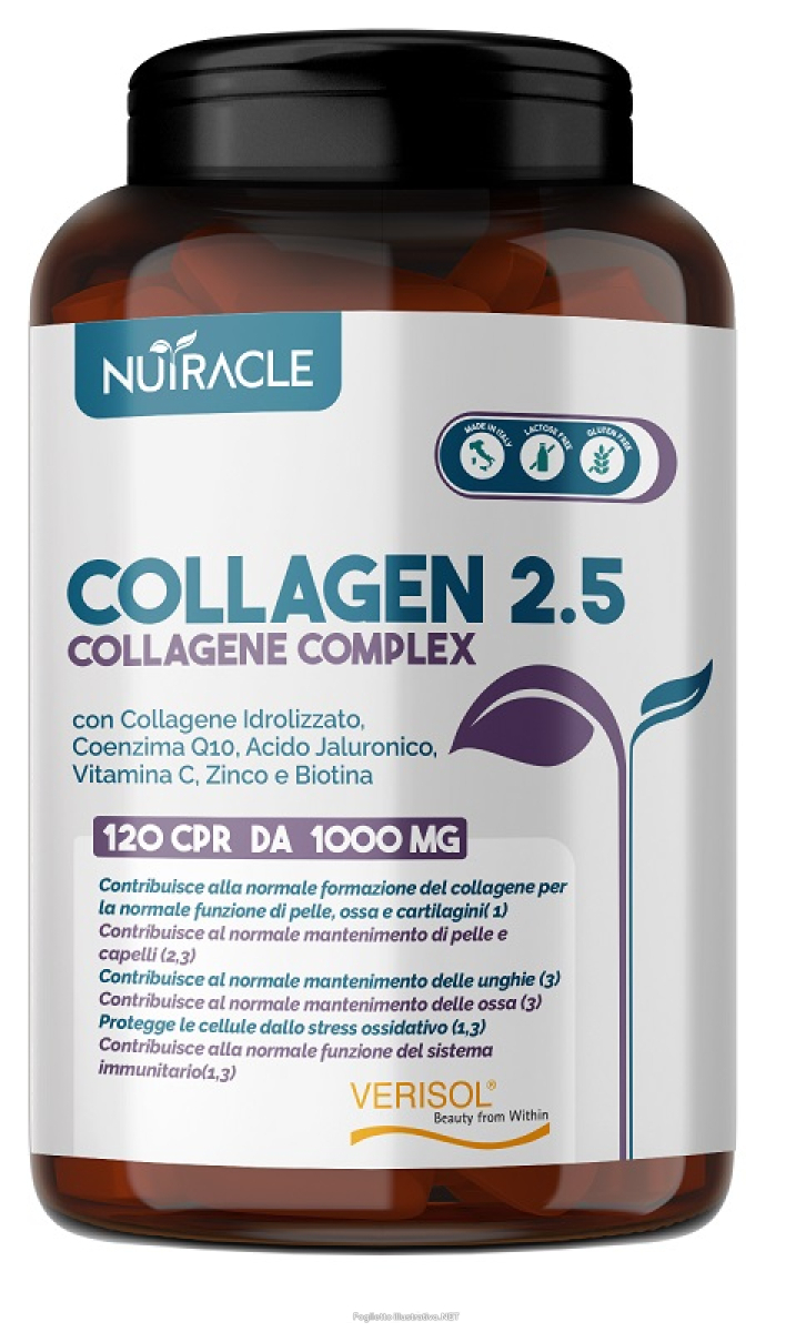 Cerca Offerte di nutracle collagene verisol 2500mg integratore pelle capelli unghie e ossa, 120 compresse e acquista online