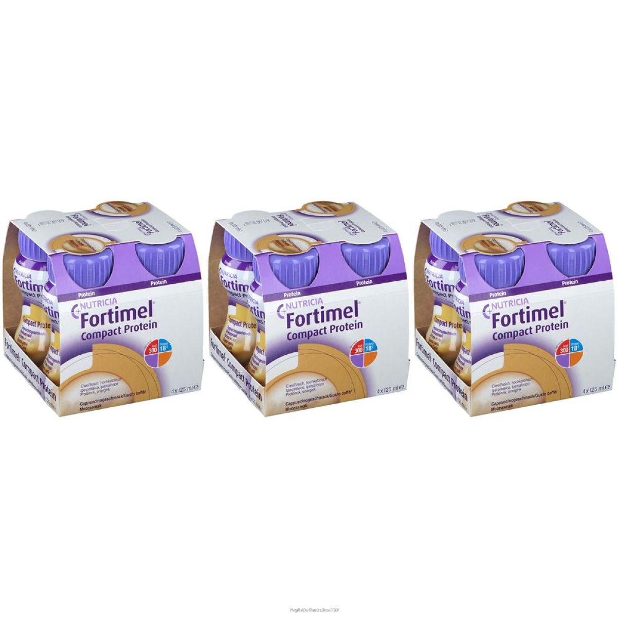 Cerca Offerte di nutricia fortimel® compact protein caffè set da 3 3x4x125 ml soluzione e acquista online