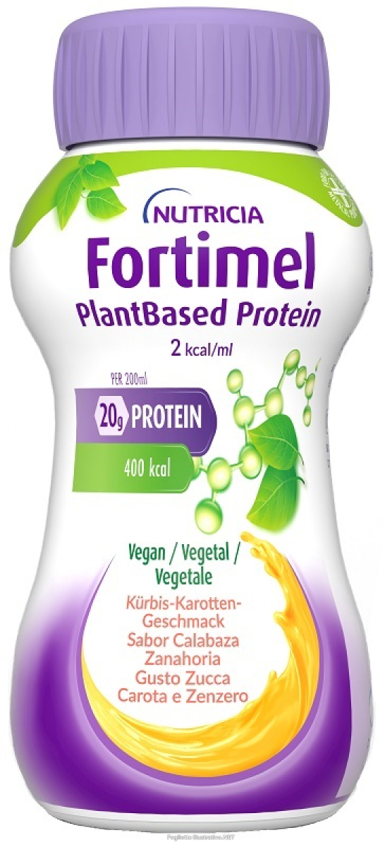 Cerca Offerte di nutricia fortimel plant based protein alimento destinati a fini medici speciali gusto zucca carota e zanzero 4 x 200ml e acquista online