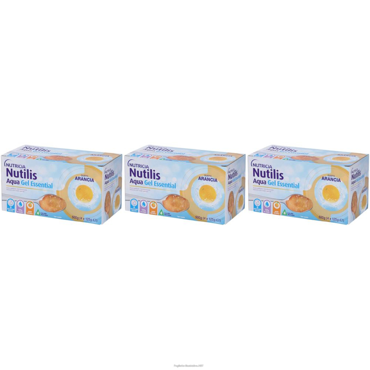 Cerca Offerte di nutricia nutilis aqua gel essentual arancia set da 3 3x4x125 g altro e acquista online