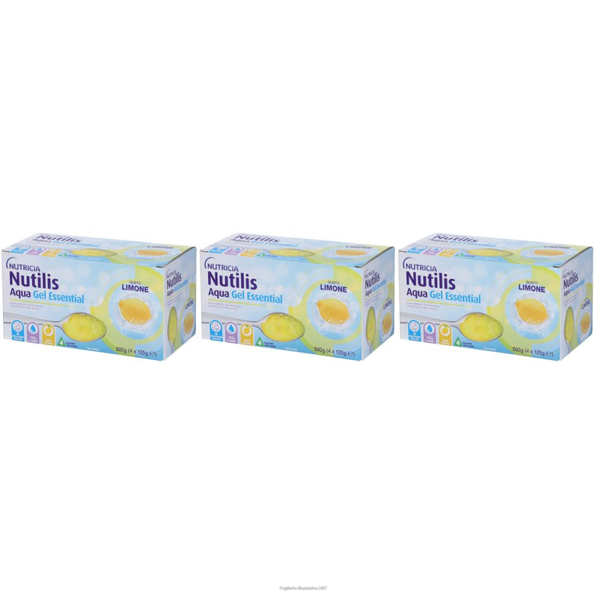 Cerca Offerte di nutricia nutilis aqua gel essentual limone set da 3 3x4x125 g altro e acquista online