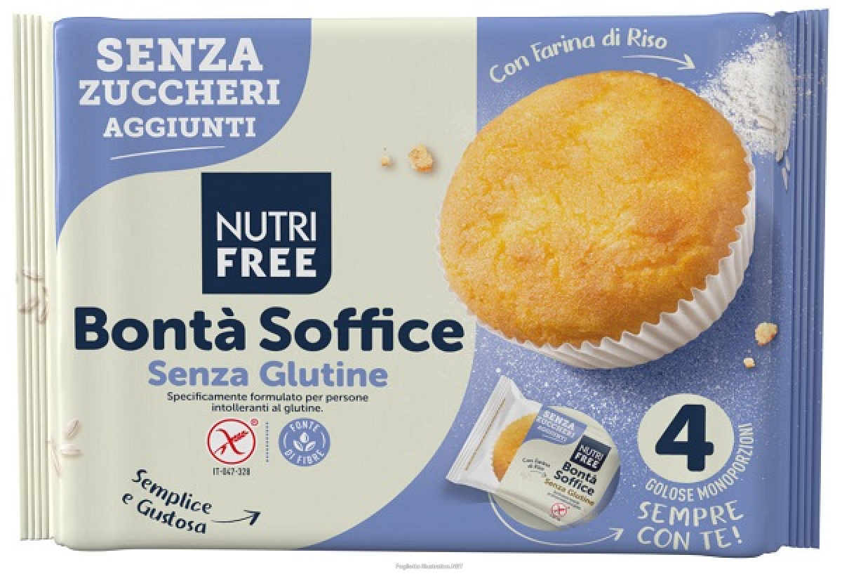 Cerca Offerte di nutrifree bonta' soffice senza zuccheri aggiunti 4 pezzi da 35 g e acquista online