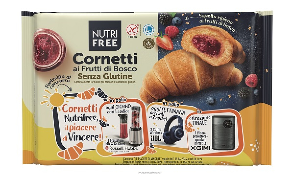 Cerca Offerte di nutrifree cornetti ai frutti di bosco promo 6 pezzi 240 g e acquista online