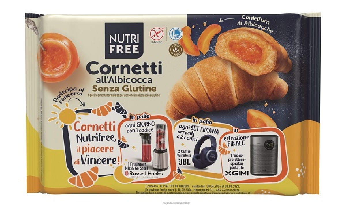 Cerca Offerte di nutrifree cornetti albicocca promo 6 pz 240 g e acquista online