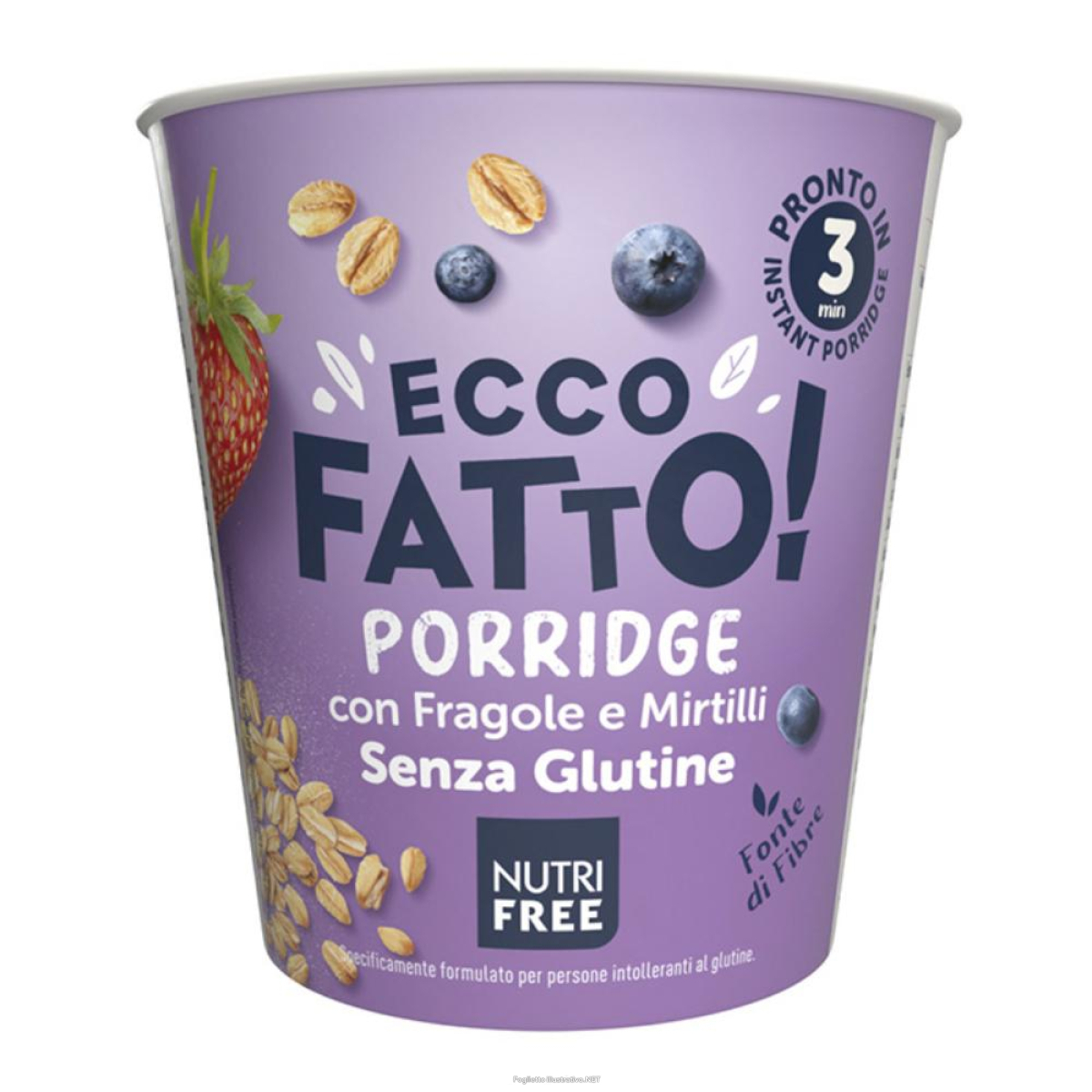 Cerca Offerte di nutrifree ecco fatto porridge fragole e mirtilli 50 g e acquista online