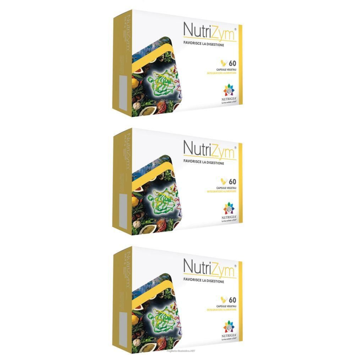 Cerca Offerte di nutrigea nutrizym capsule 3x36,9 g e acquista online