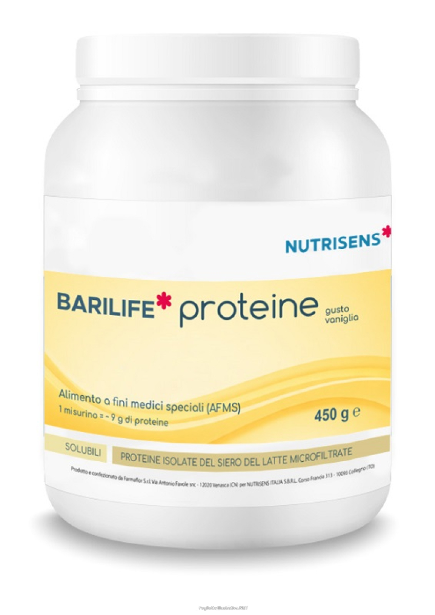 Cerca Offerte di nutrisens barilife proteine del siero del latte per chirurgia bariatrica e malnutrizione gusto vaniglia polvere orale solubile 450 grammi e acquista online