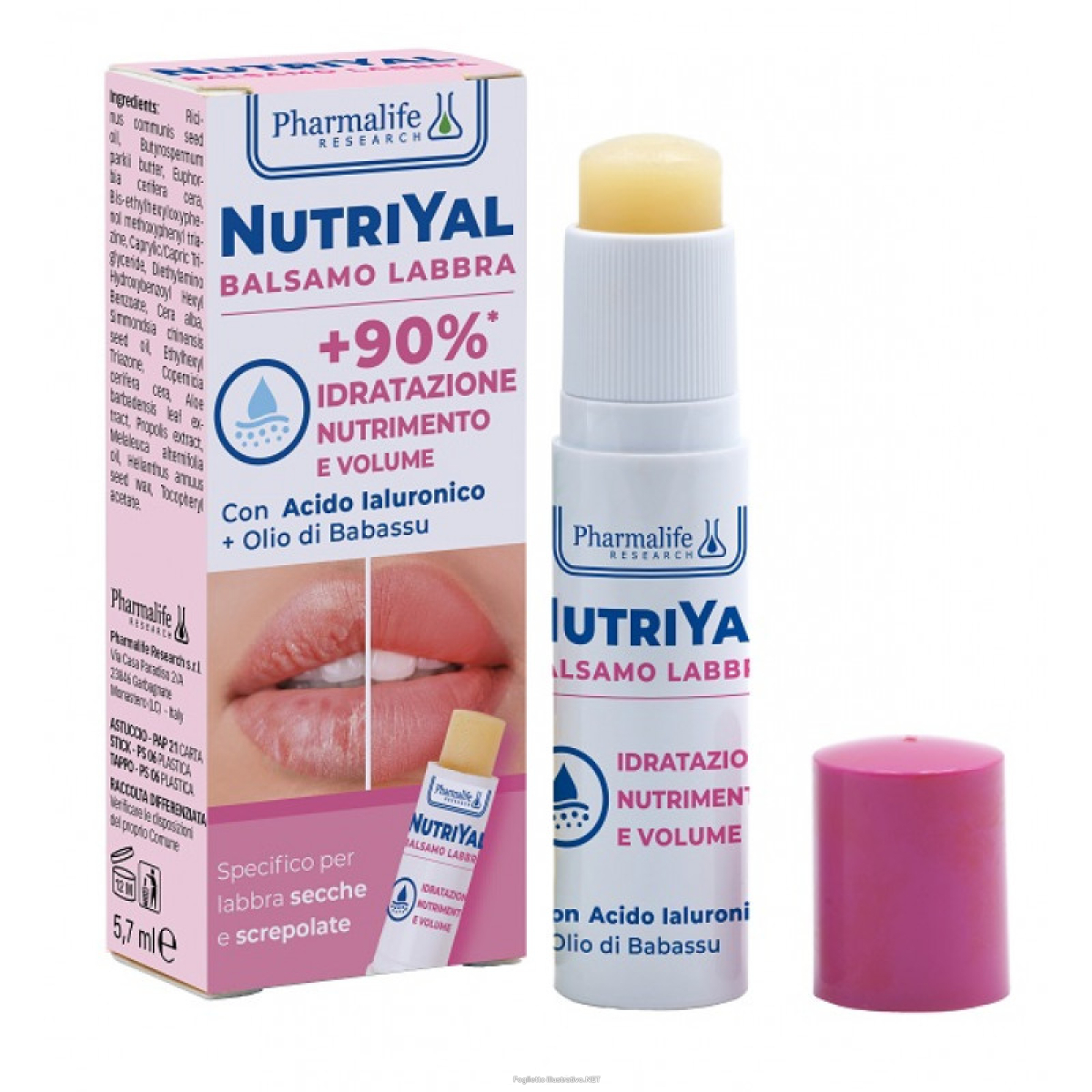 Cerca Offerte di nutriyal balsamo labbra con acido ialuronico 5,7ml e acquista online