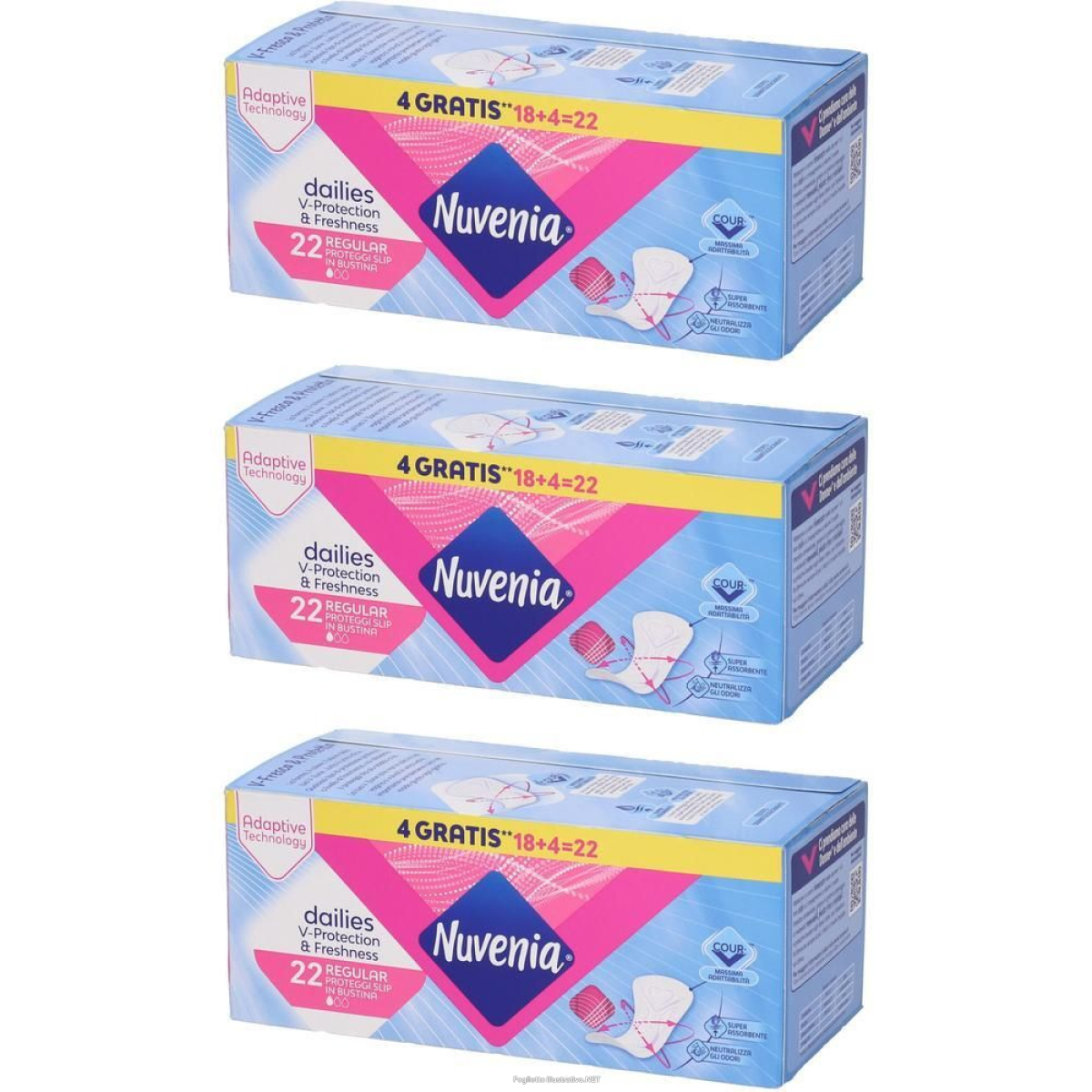 Cerca Offerte di nuvenia 3x22 pz assorbenti e acquista online
