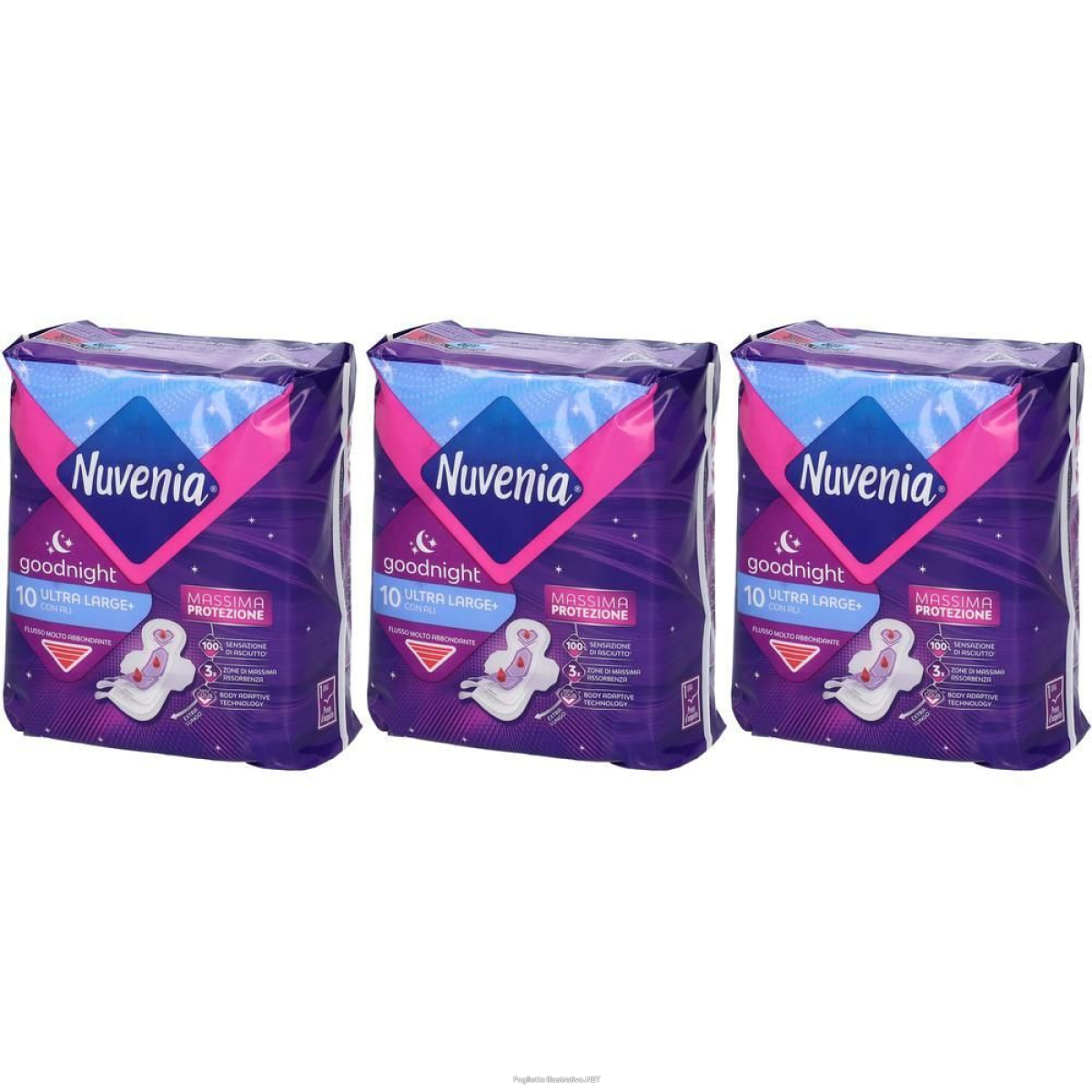Cerca Offerte di nuvenia goodnight assorbenti ultra notte con ali 3x10 pz e acquista online
