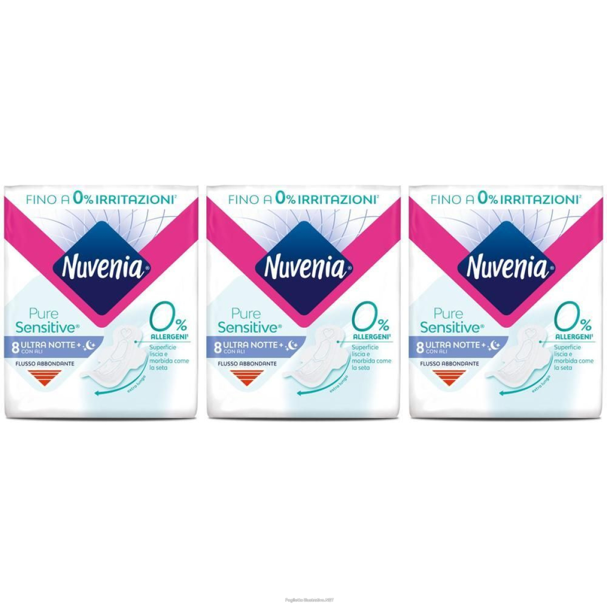 Cerca Offerte di nuvenia pure sensitive ultra notte assorbenti 3x8 st e acquista online