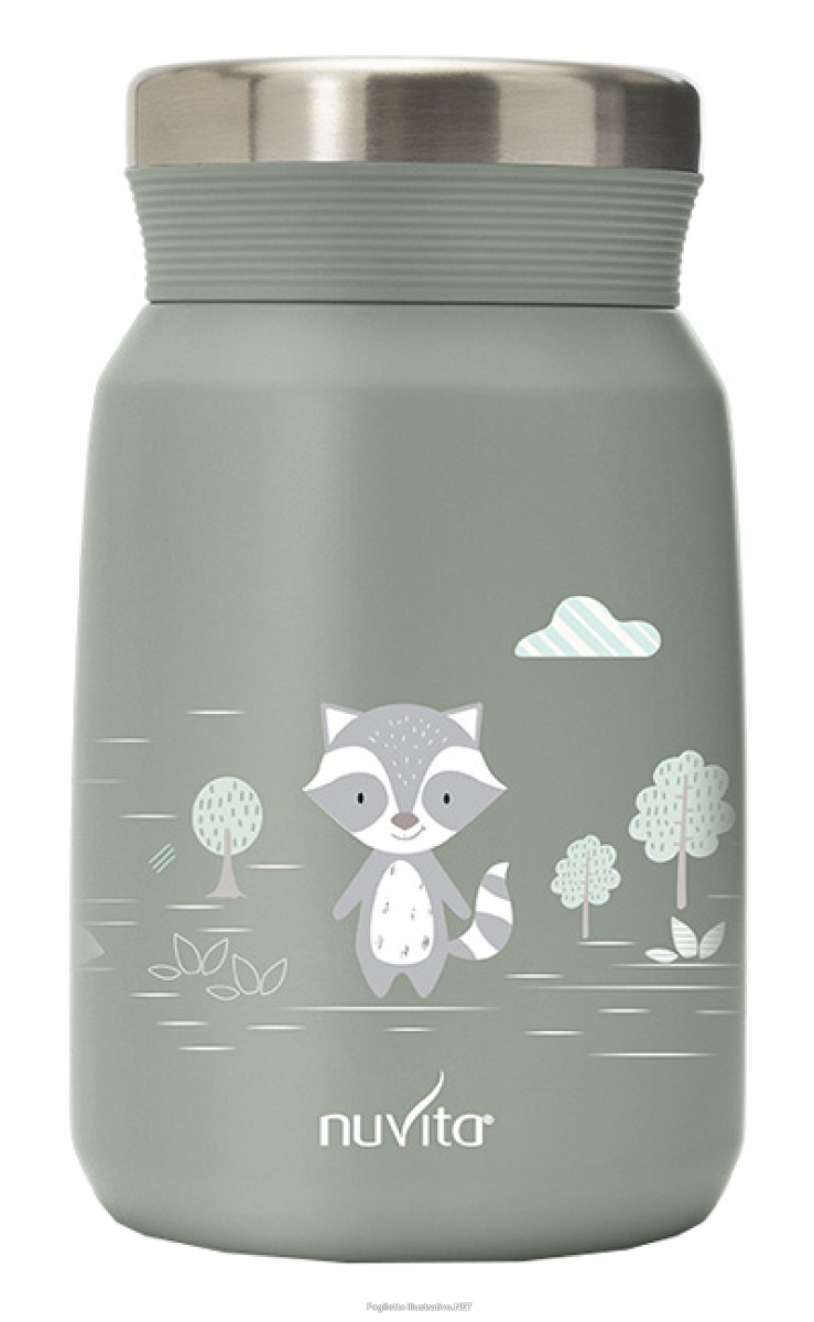 Cerca Offerte di nuvita contenitore termico in acciaio inox per cibi liquidi e solidi 500ml sage green e acquista online