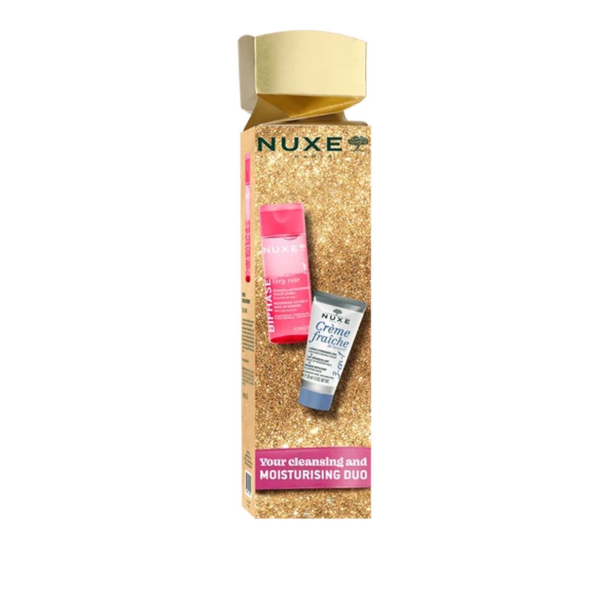 Cerca Offerte di Nuxe - cofanetto natale cracker your cleansing duo struccante bifasico viso+crema viso 3 in 1 confezione 2 pezzi e acquista online