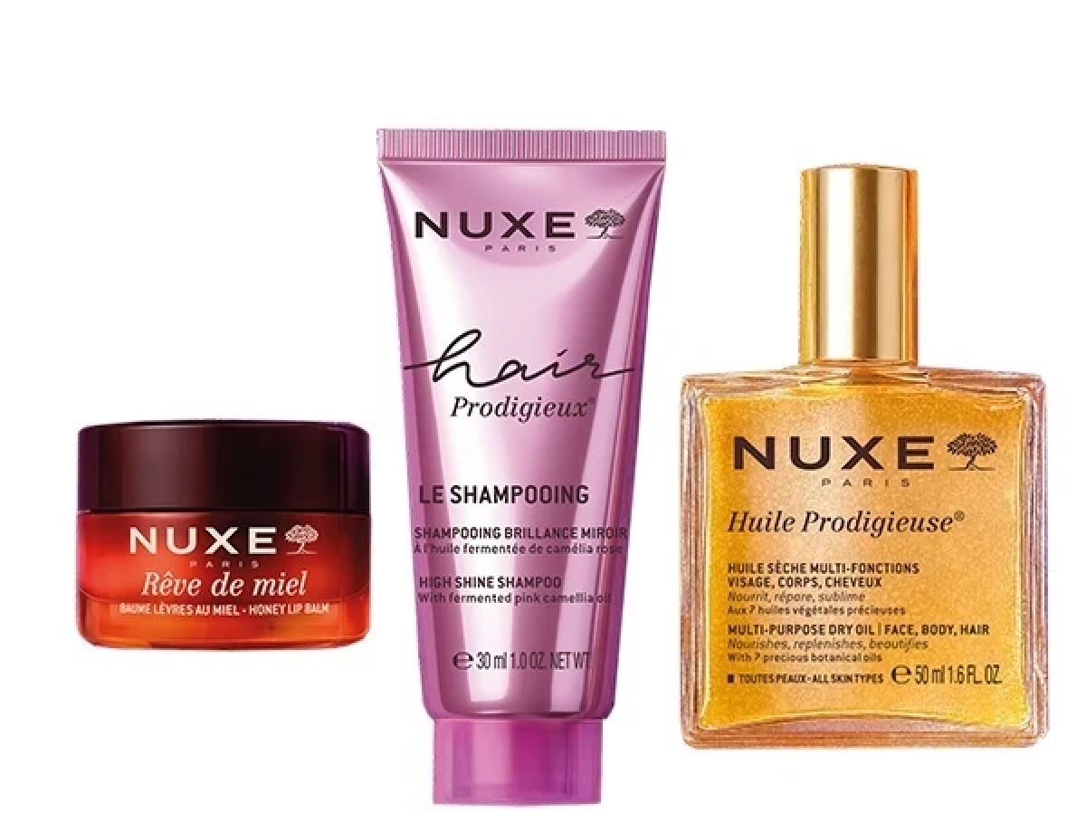 Cerca Offerte di Nuxe - cofanetto natale gli iconici balsamo labbra+shampoo+huile prodigeuse confezione 3 pezzi e acquista online