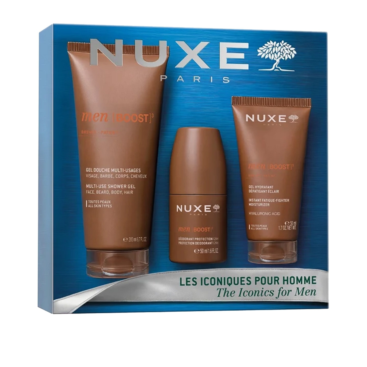 Cerca Offerte di Nuxe - cofanetto natale uomo les iconique gel doccia+deodorante+gel idratante confezione 3 pezzi e acquista online