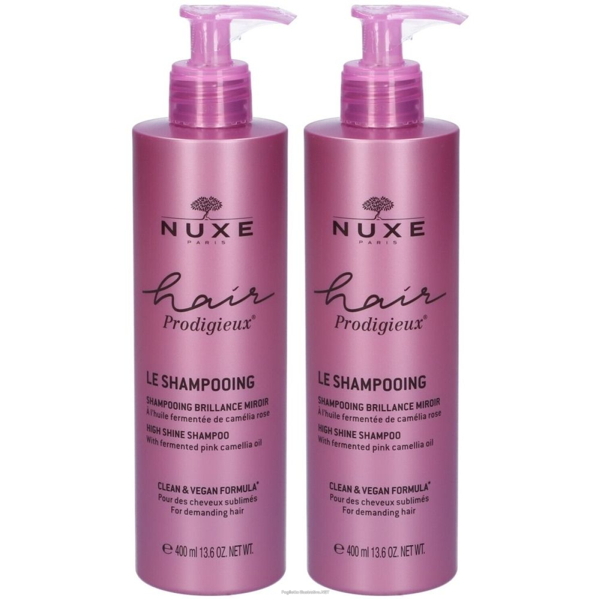 Cerca Offerte di nuxe hair prodigieux lo shampoo effetto lucentezza set da 2 2x400 ml s e acquista online