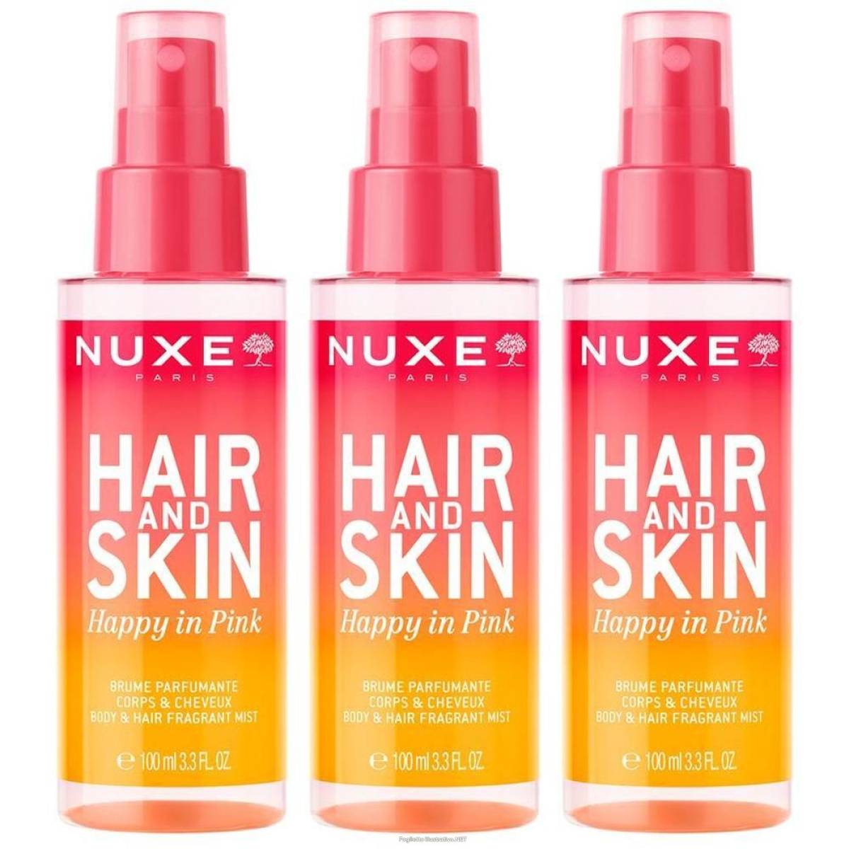 Cerca Offerte di nuxe happy in pink spray profumato corpo e capelli 3x100 ml e acquista online