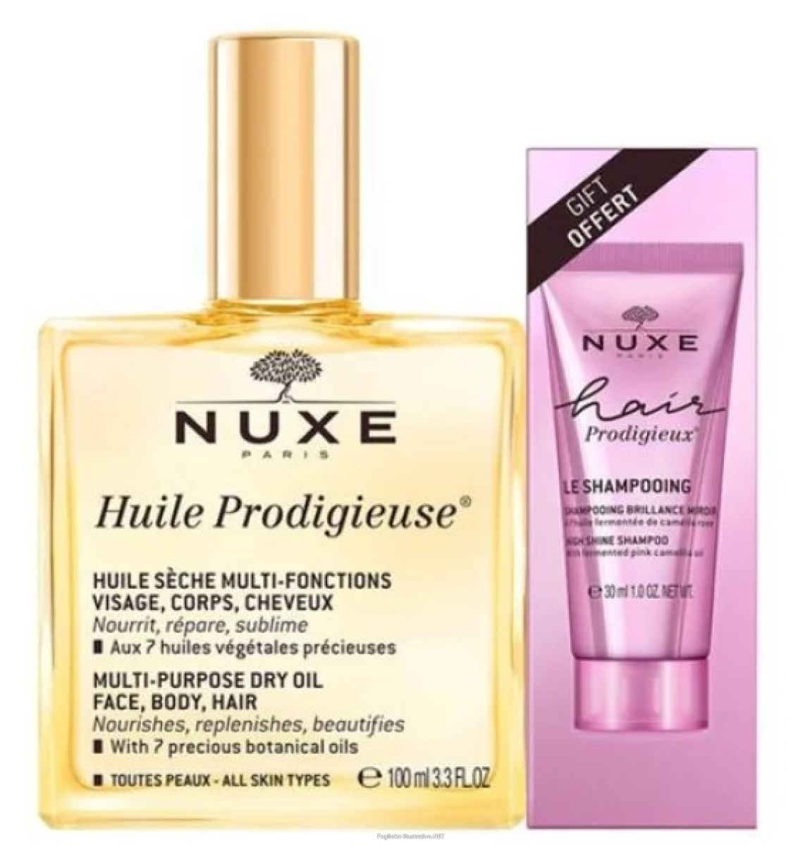 Cerca Offerte di nuxe huile prodigieuse olio idratante viso corpo e capelli 100ml con shampoo omaggio e acquista online