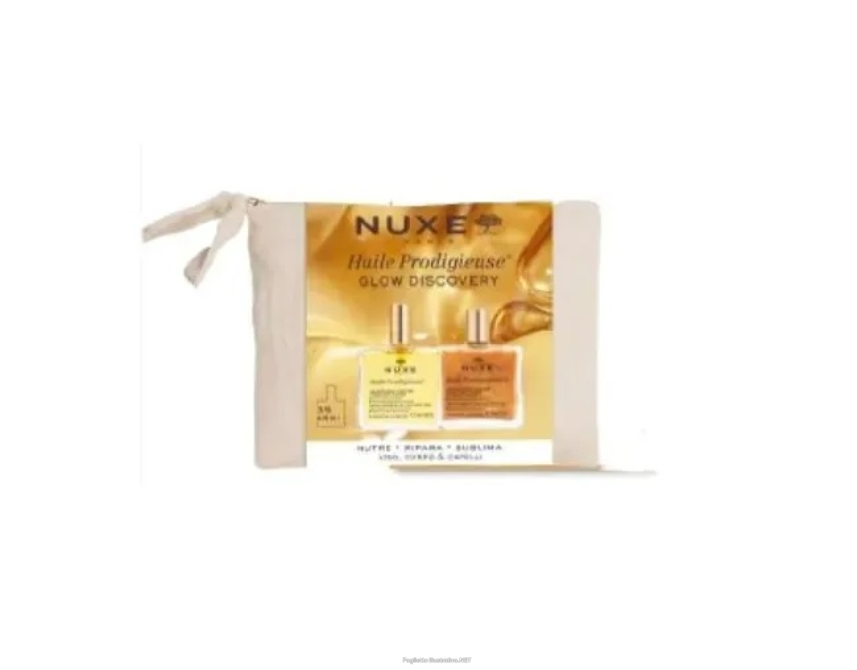 Cerca Offerte di nuxe iconic duo pochette con huile prodigieuse multi-funzione + or per viso corpo e capelli 2 x 50ml e acquista online