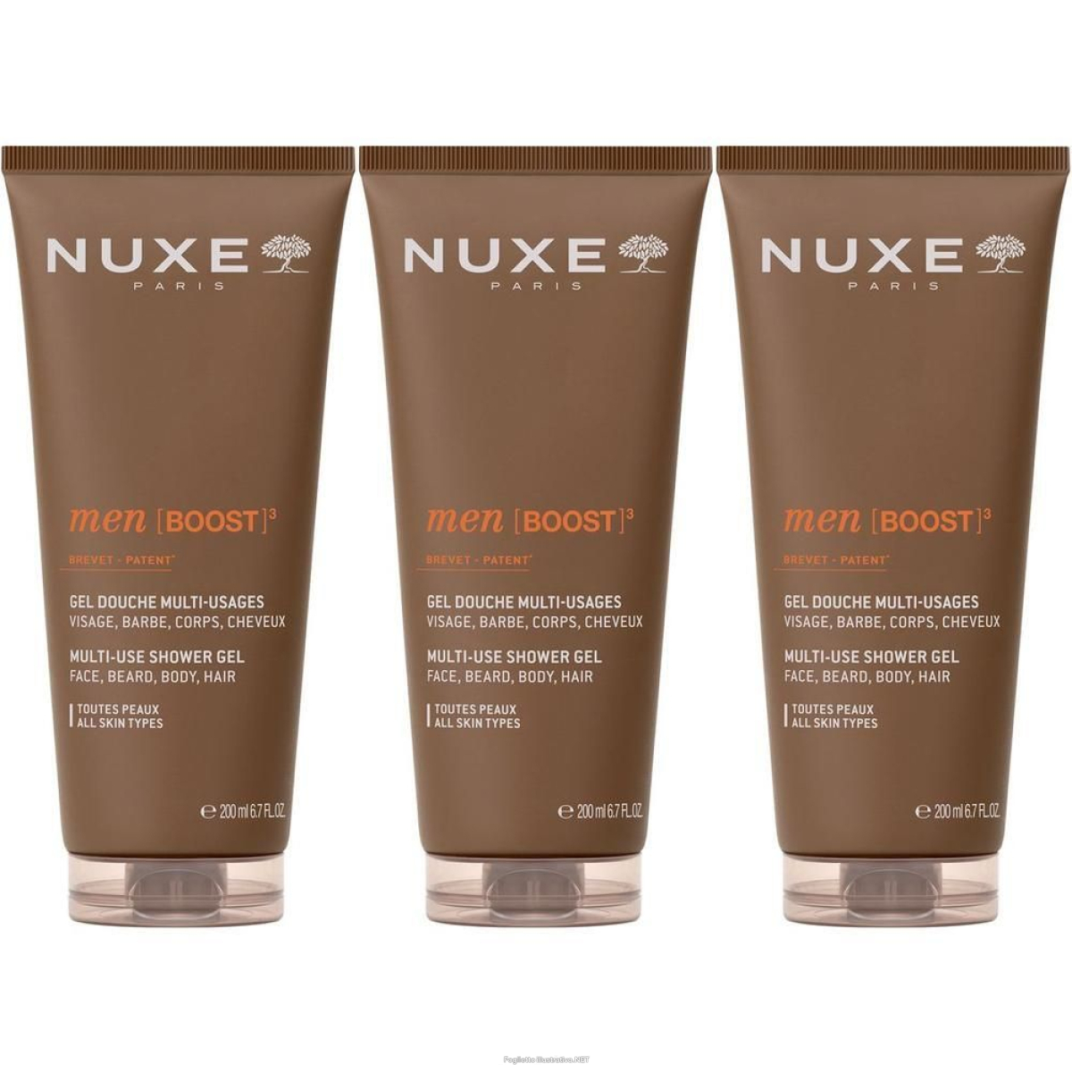 Cerca Offerte di nuxe men gel doccia multi-uso 3x200 ml e acquista online