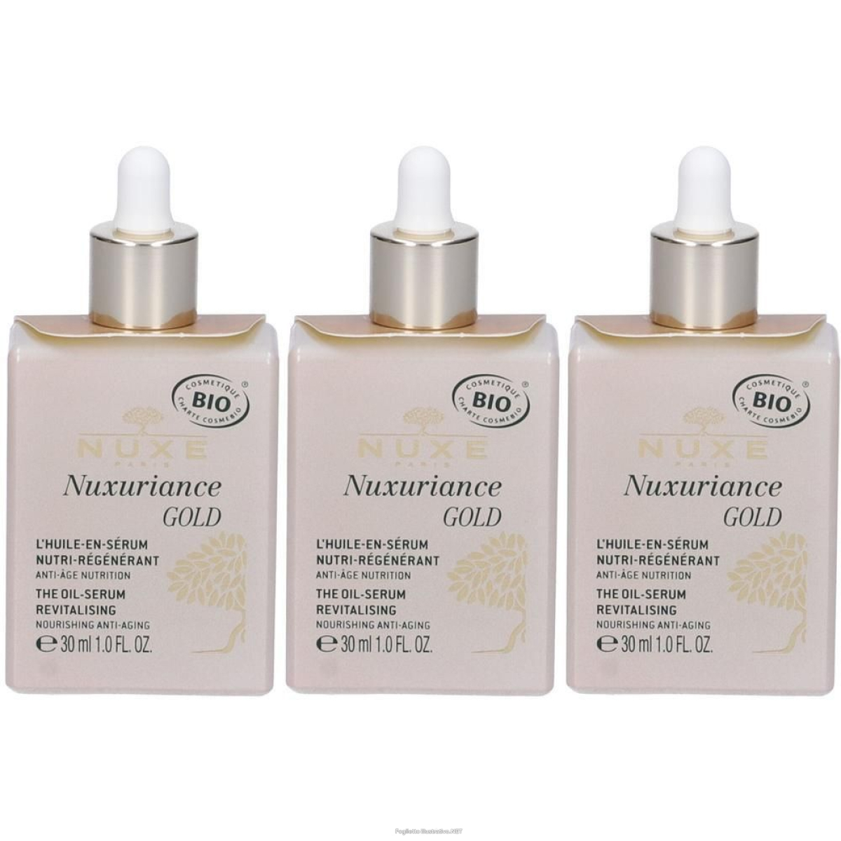 Cerca Offerte di nuxe nuxuriance gold olio siero nutri-rigenerante 3x30 ml e acquista online