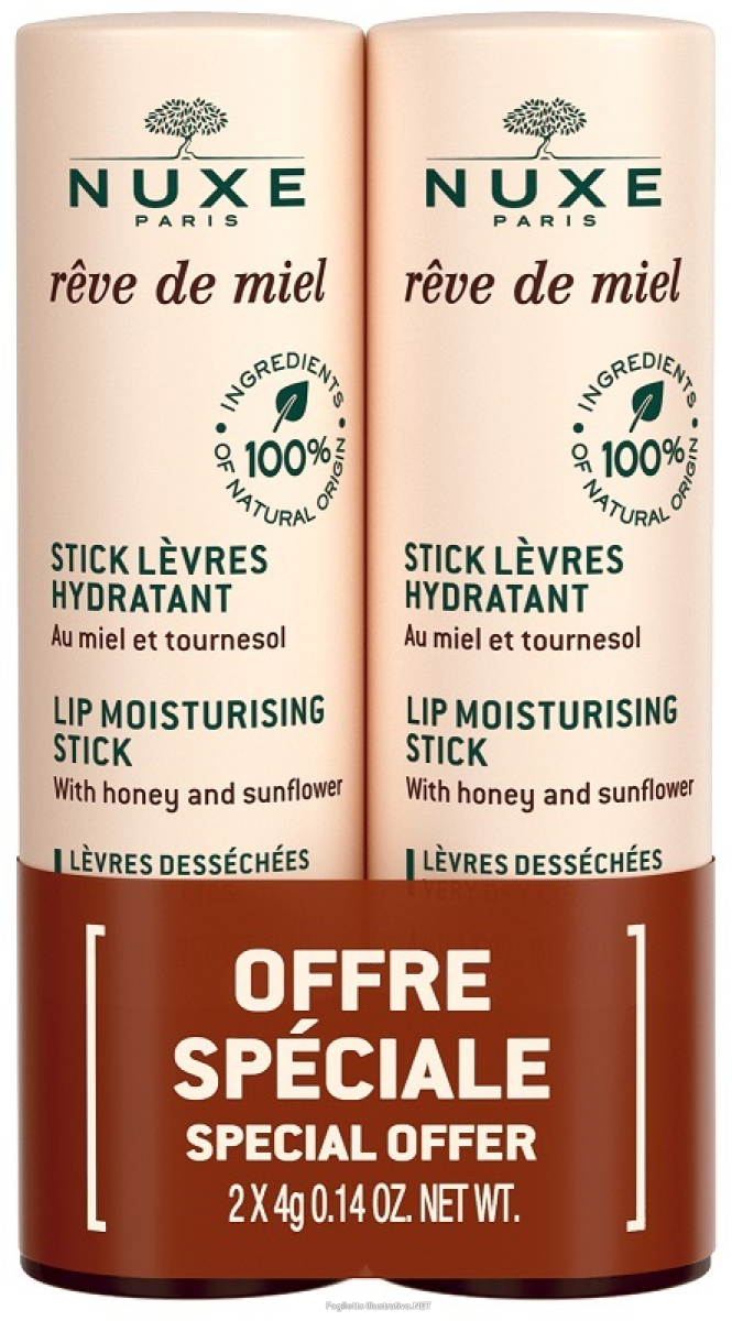 Cerca Offerte di nuxe rêve de miel® duo stick labbra idratante al miele 2x4gr. e acquista online