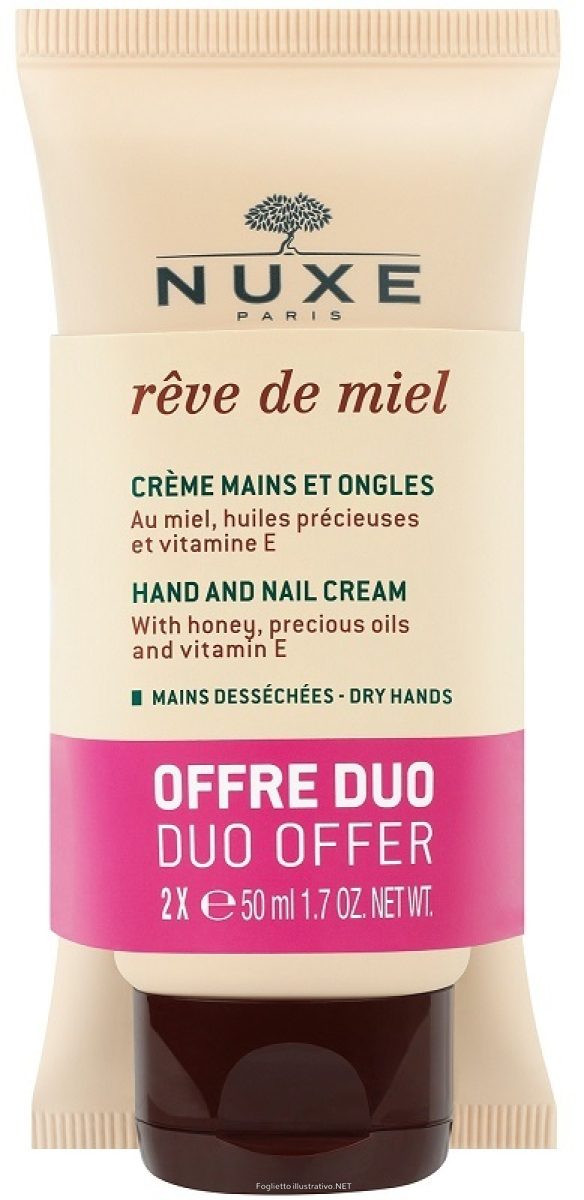 Cerca Offerte di nuxe reve de miel hand cream duo 2x50ml promo bipacco crema mani nutriente per mani secche e screpolate e acquista online