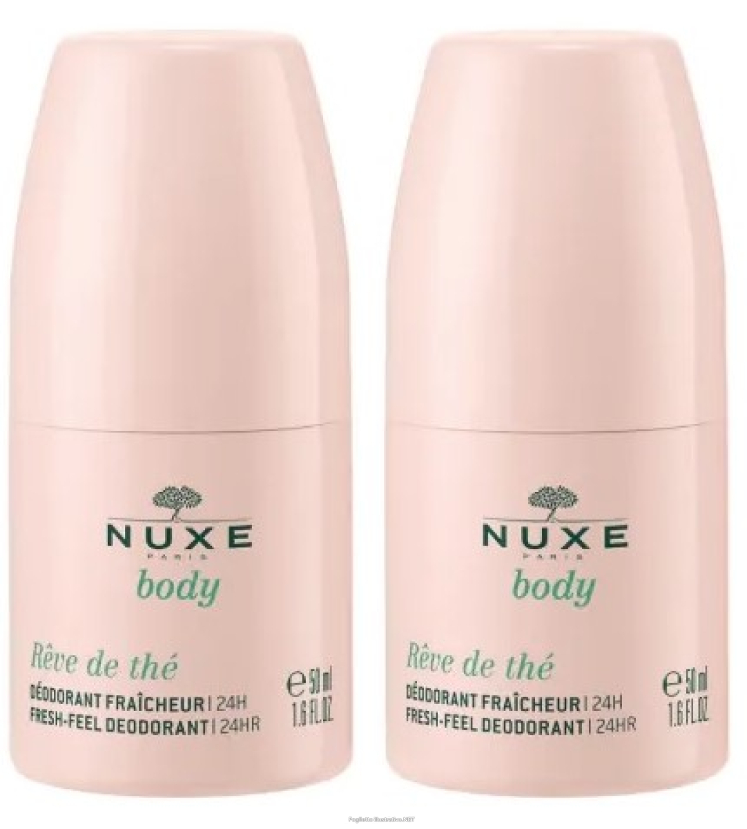 Cerca Offerte di nuxe reve de thé deodorante freschezza 24h roll-on confezione doppia 1 e acquista online