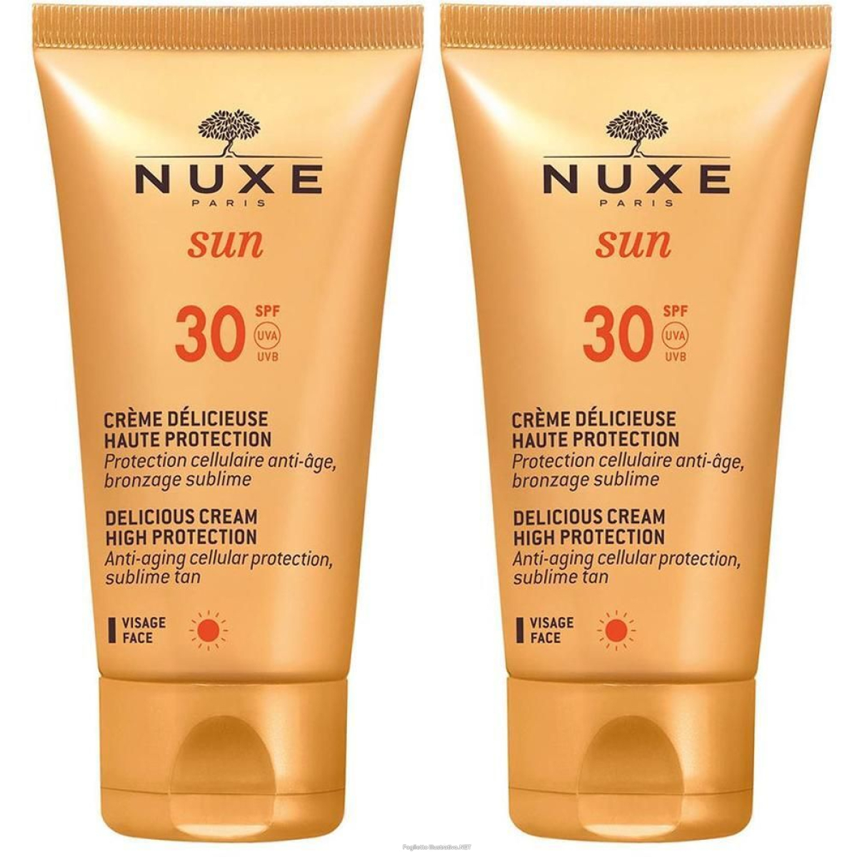 Cerca Offerte di nuxe sun crema solare anti-età viso spf 30 2x50 ml solare e acquista online