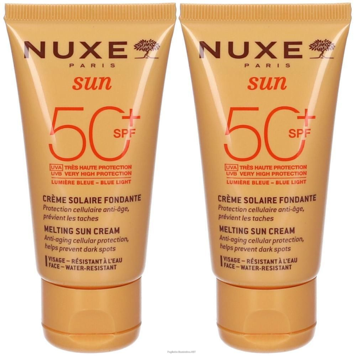 Cerca Offerte di nuxe sun crema solare anti-età viso spf 50+ 2x50 ml e acquista online