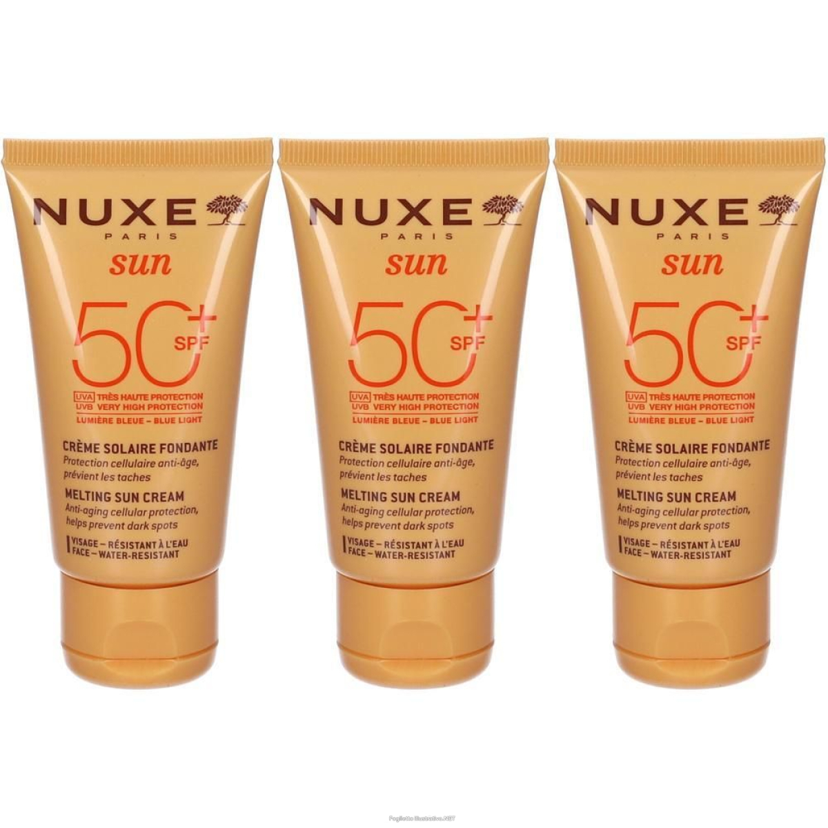 Cerca Offerte di nuxe sun crema solare anti-età viso spf 50+ 3x50 ml e acquista online