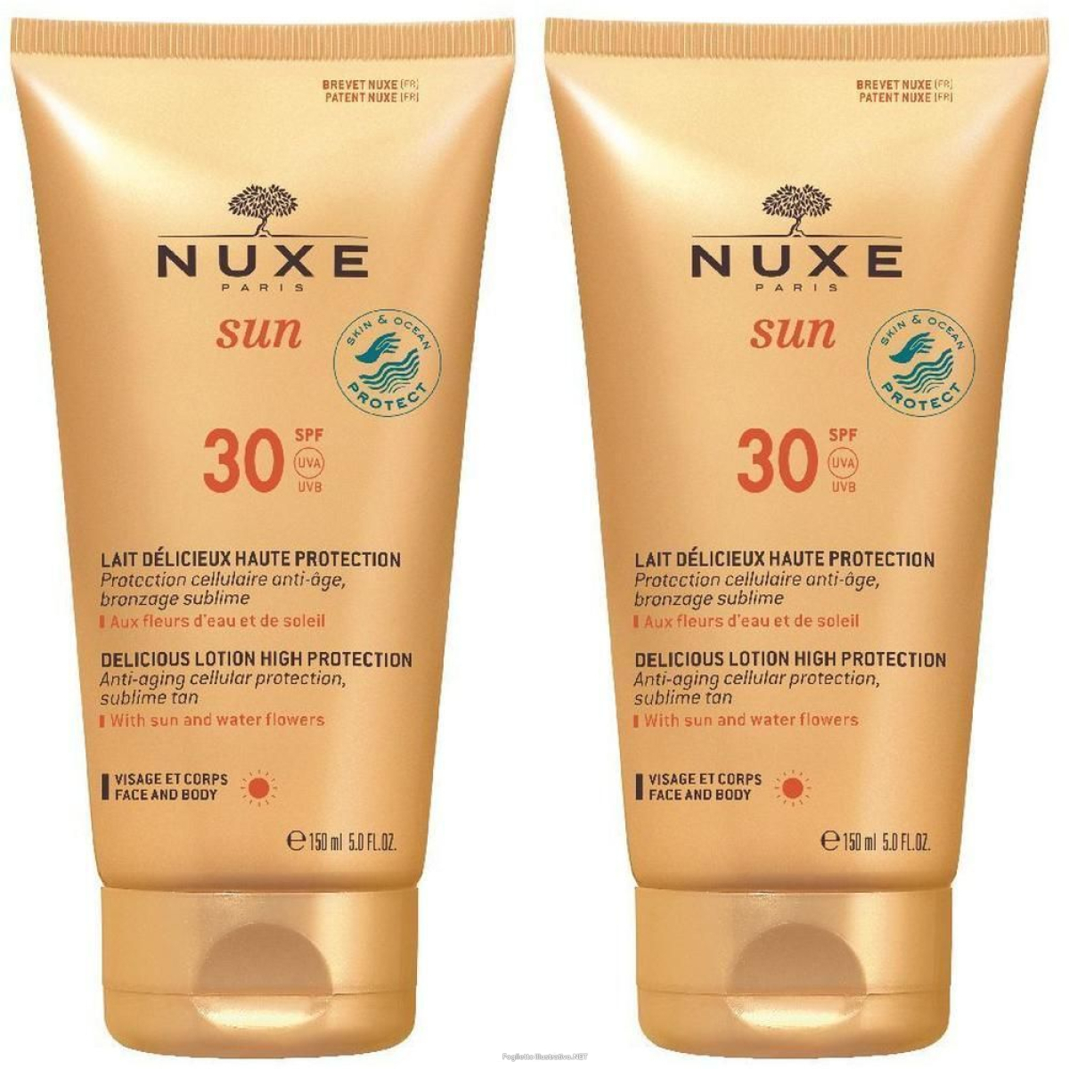 Cerca Offerte di nuxe sun latte solare viso e corpo spf 30 2x150 ml e acquista online