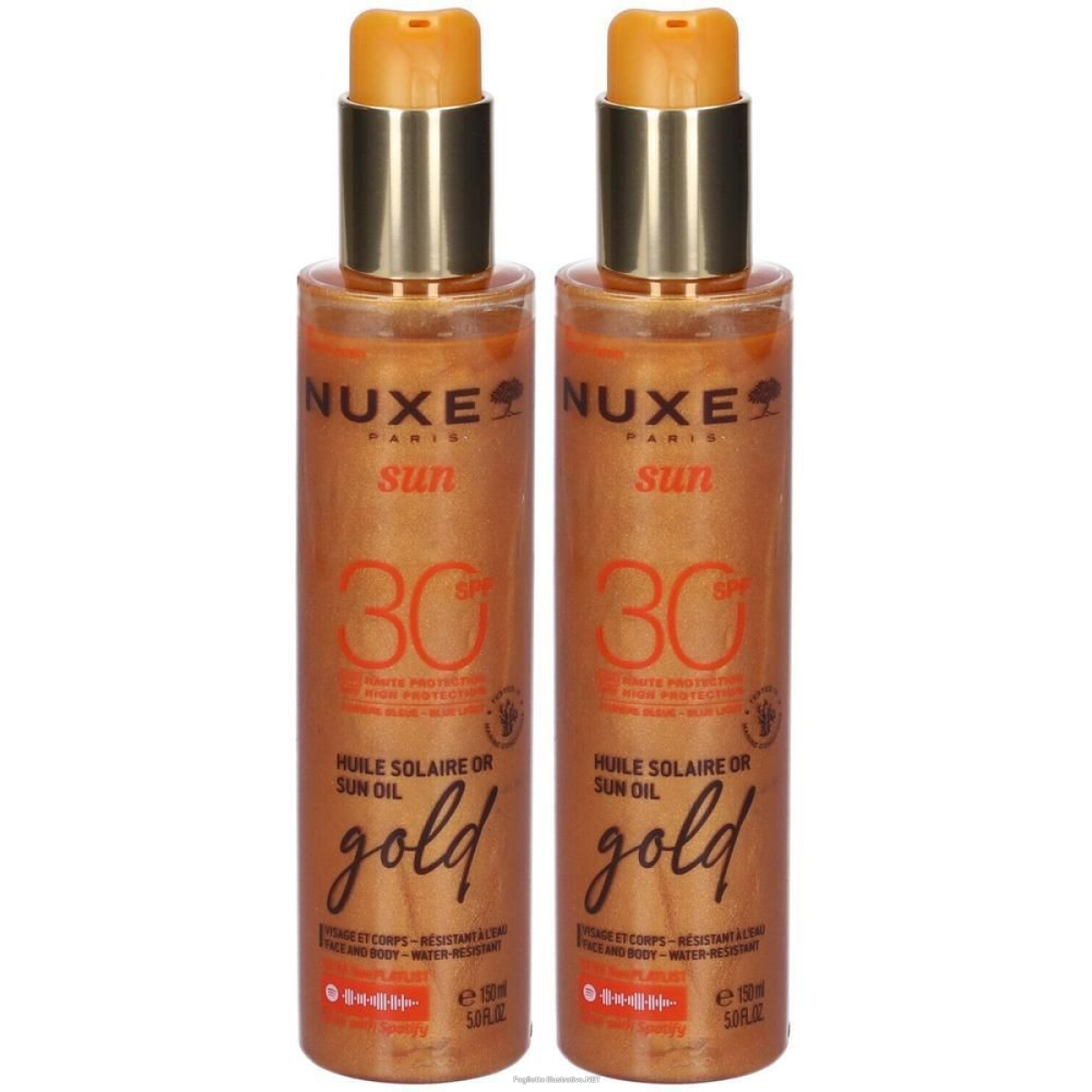 Cerca Offerte di nuxe sun olio solare dorato protezione spf 30 2x150 ml e acquista online