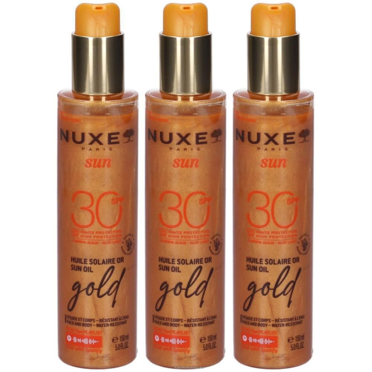 Cerca Offerte di nuxe sun olio solare dorato protezione spf 30 3x150 ml e acquista online