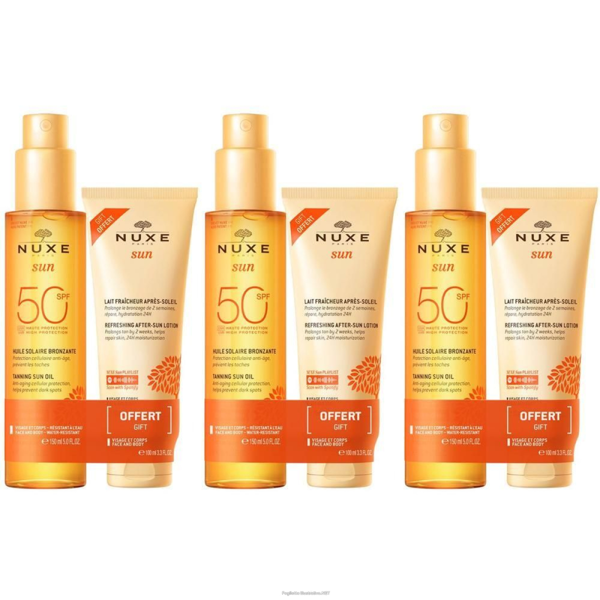 Cerca Offerte di nuxe sun olio spf50 + latte doposole 3x1 st e acquista online
