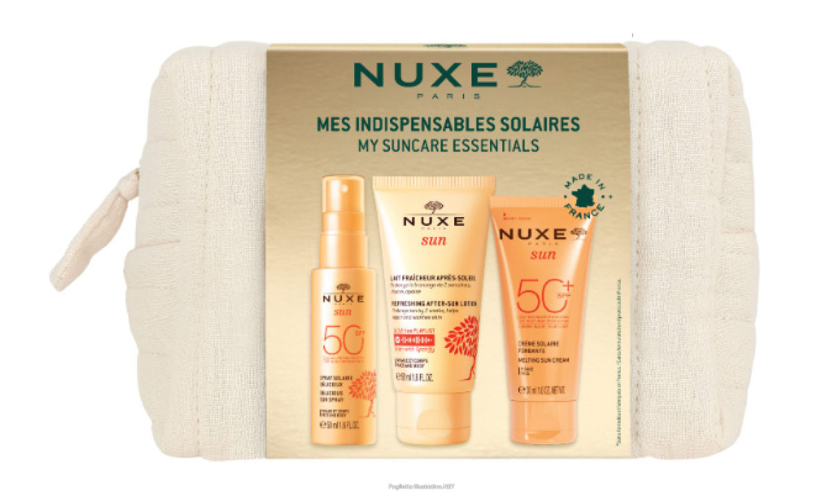 Cerca Offerte di nuxe trousse sun 25 1 crema viso spf50 30 ml + 1 olio spray spf50 50 ml + 1 latte doposole 50 ml e acquista online