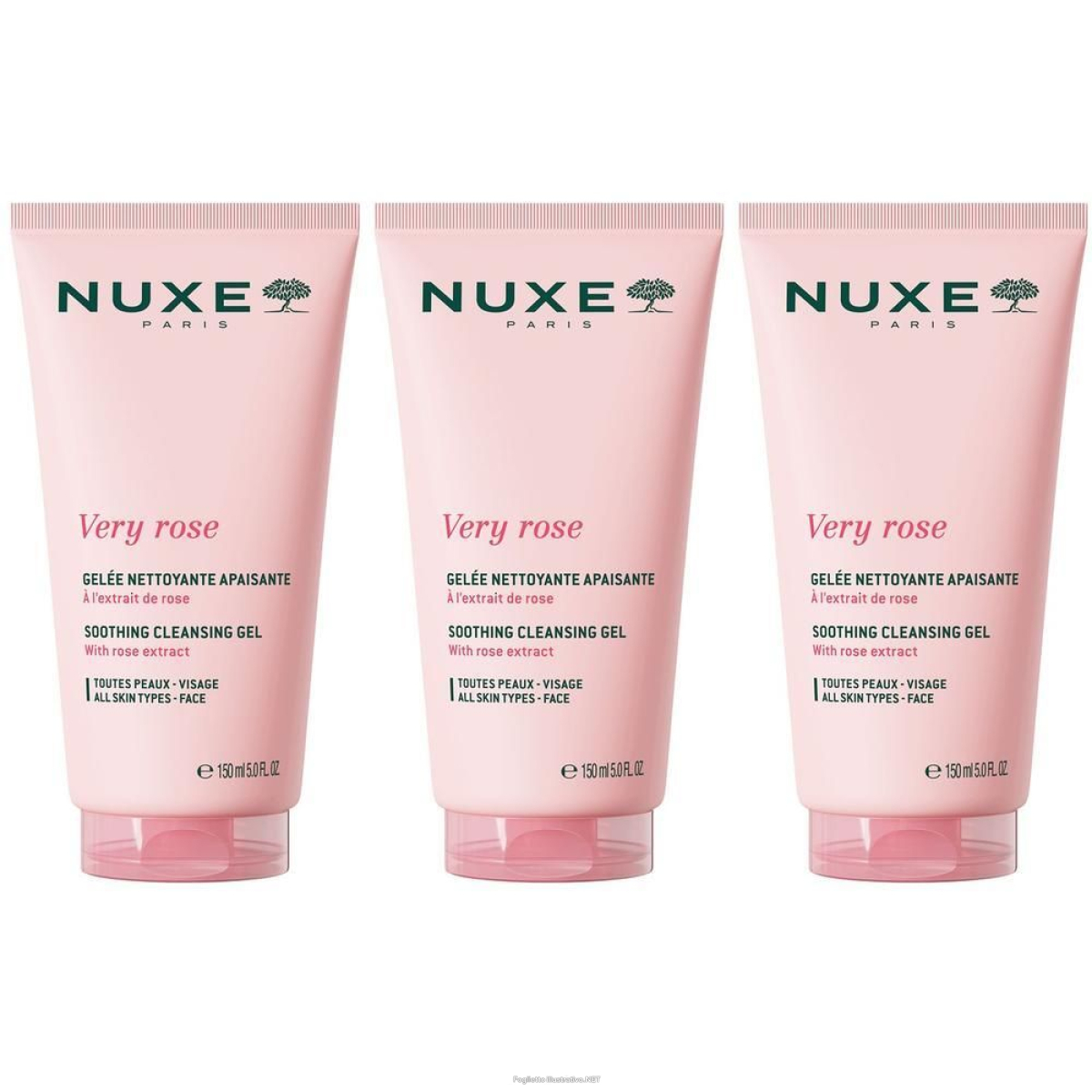 Cerca Offerte di nuxe very rose gel detergente viso 3x150 ml e acquista online
