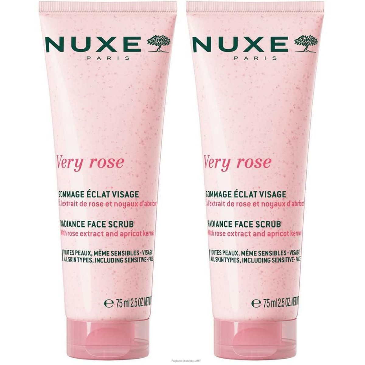 Cerca Offerte di nuxe very rose scrub viso 2x75 ml e acquista online